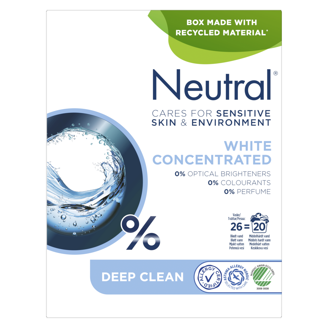 Neutral Conc Powder White 975 g