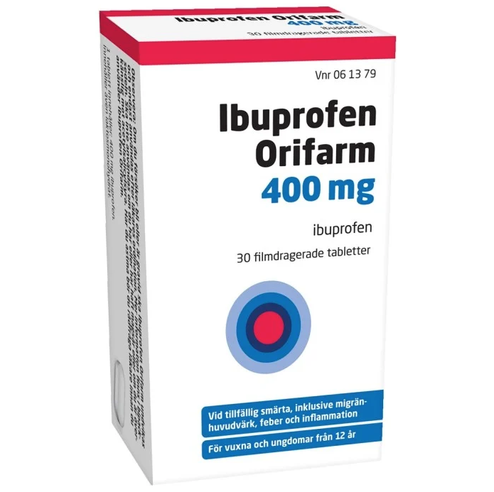 Ibuprofen Orifarm, tablett 400 mg 30 st
