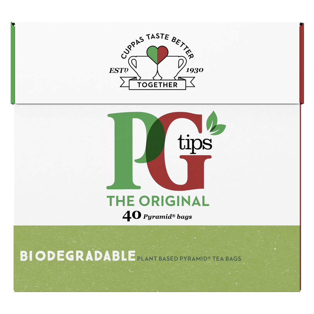 PG Tips Svart Te Pyramid 40 st