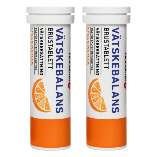 Biosalma Vätskebalans Apelsinsmak 20 brustabletter