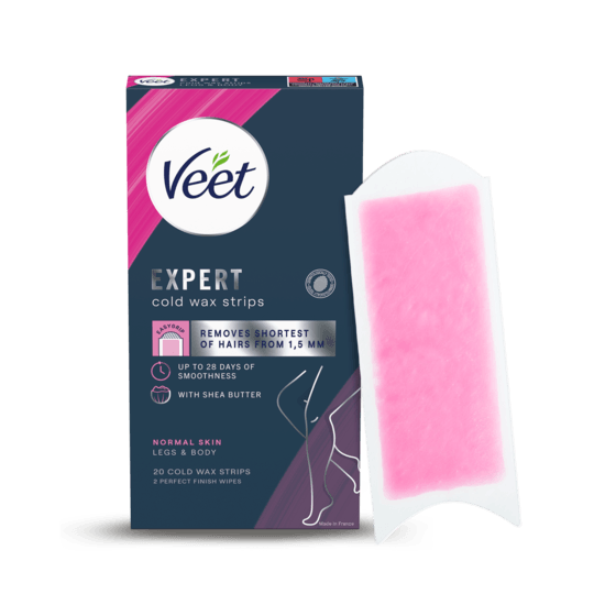 Veet Expert Wax Strips Ben & Kropp Normal Hud 20 st