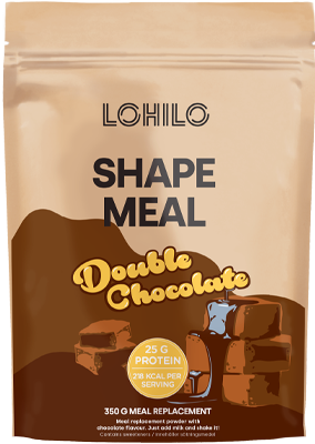 LOHILO Shape Meal Double Chocolate 350 g