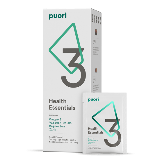 Puori 3 Omega-3, Vitamin D3, Magnesium 30 doser