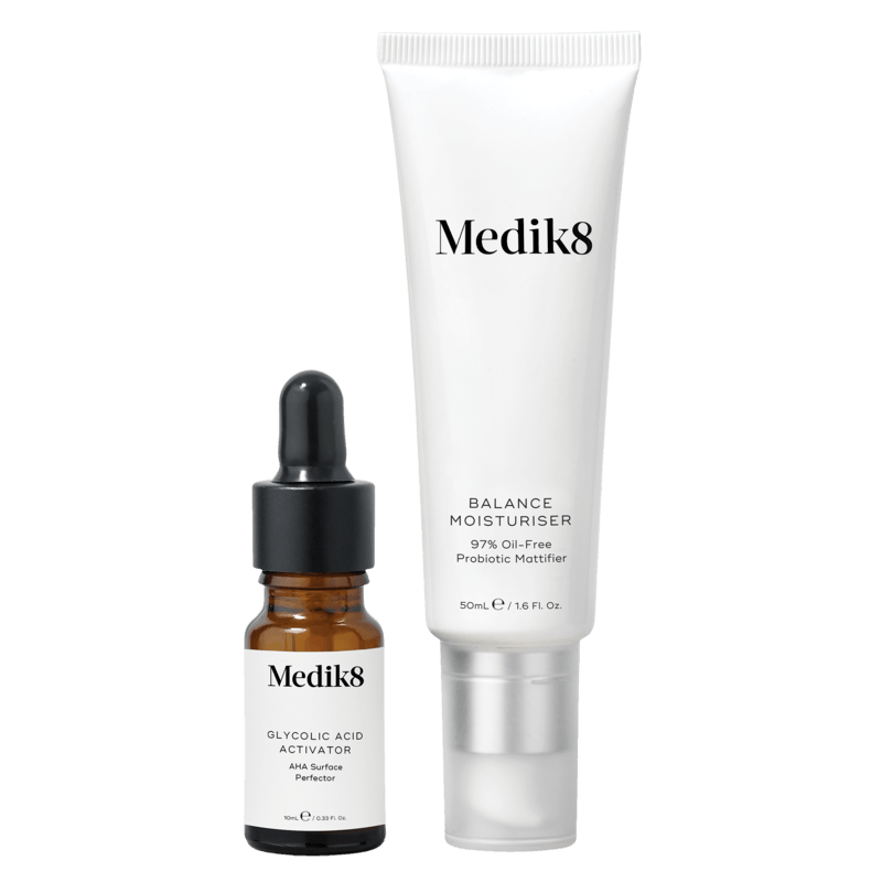 Medik8 Balance Moisturiser with Glycolic Acid Activator 50 + 5 ml
