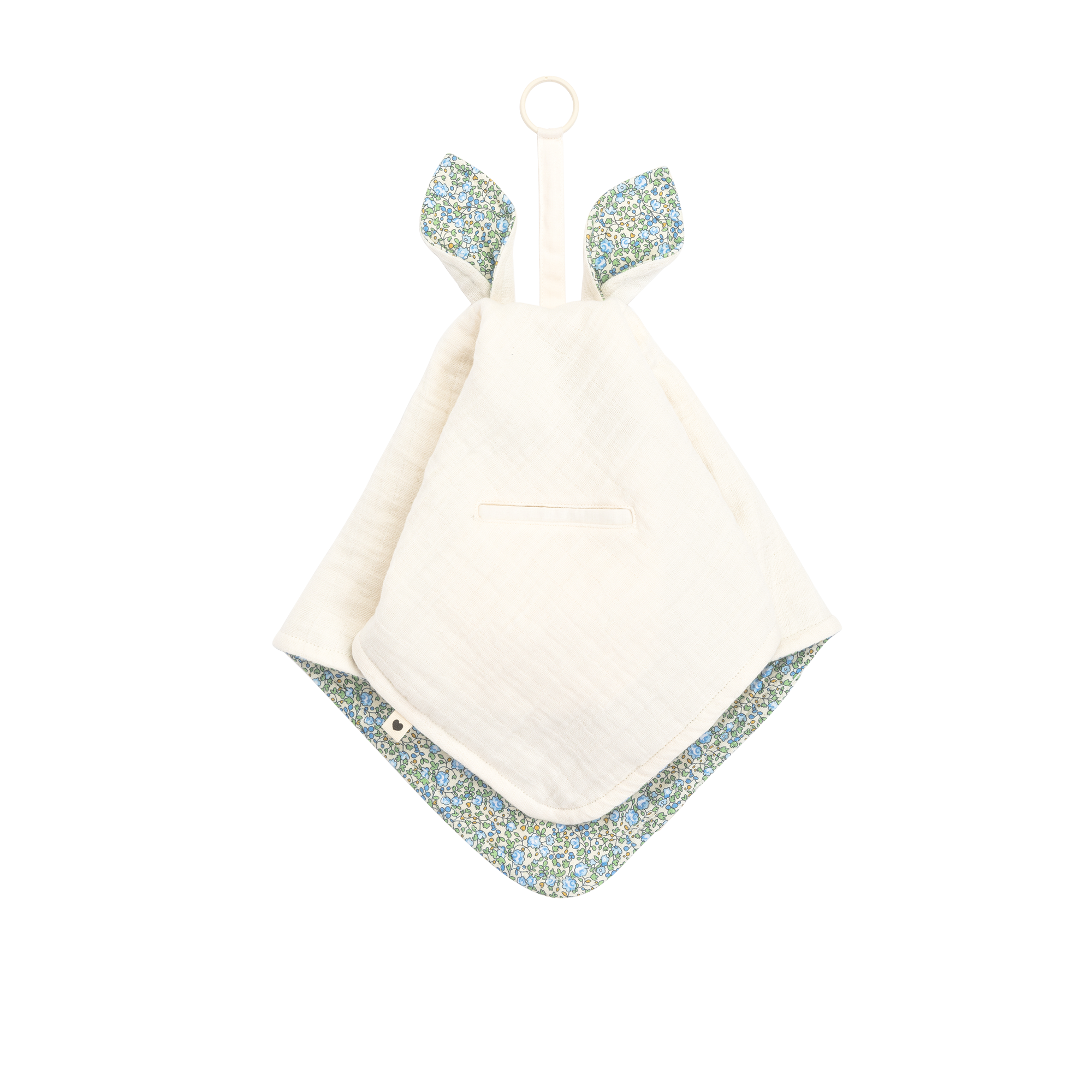 BIBS x Liberty Cuddle Cloth Kangaroo Eloise Ivory