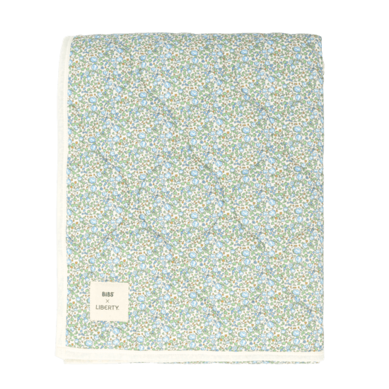 BIBS x Liberty Quilted Blanket Eloise Ivory