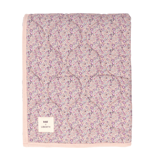BIBS x Liberty Quilted Blanket Eloise Blush