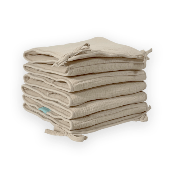 Najell Spjälsängsskydd Ivory White