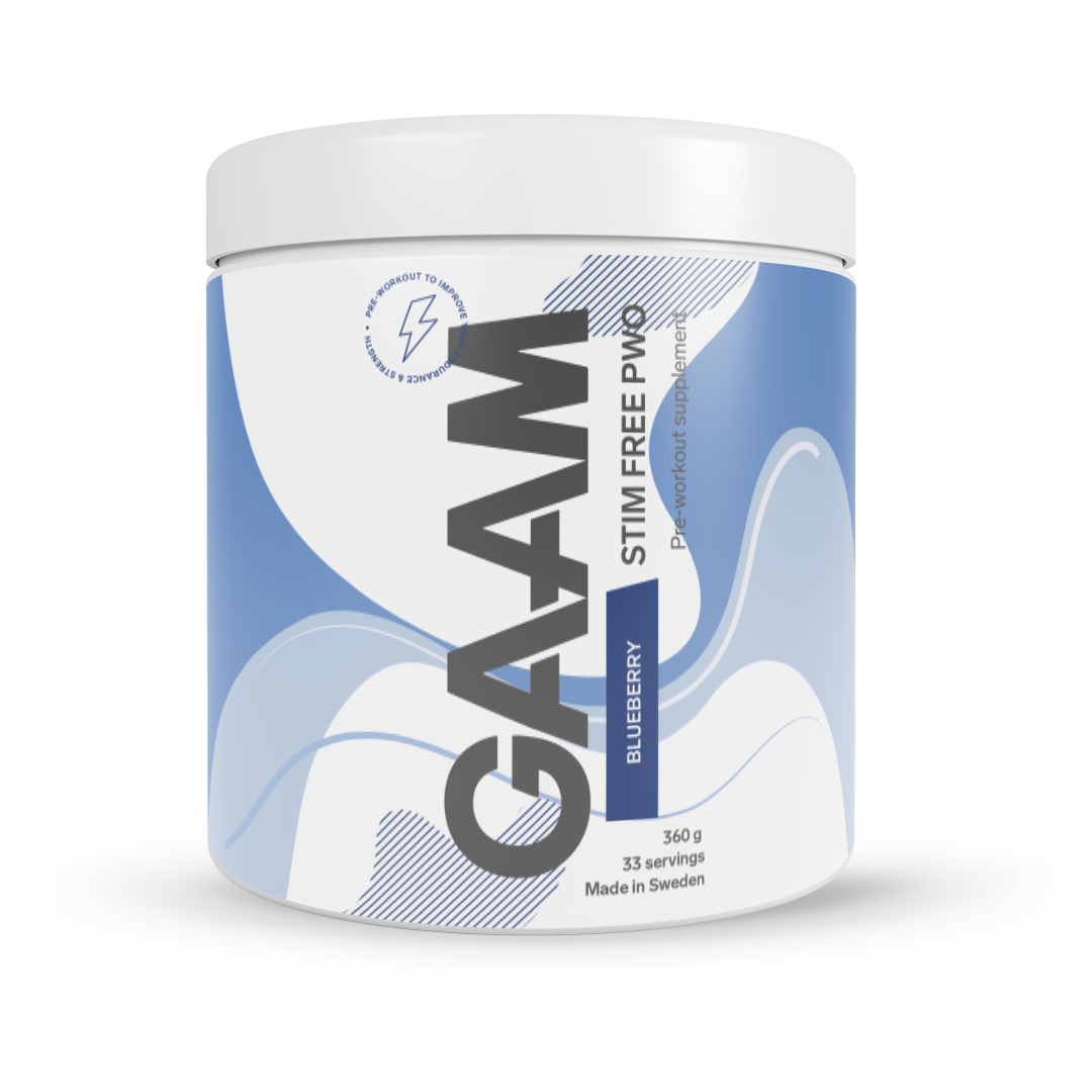 GAAM Stim Free PWO Blueberry 360 g