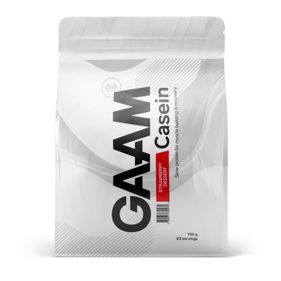 GAAM 100% Casein Premium Strawberry Dessert 750 g 