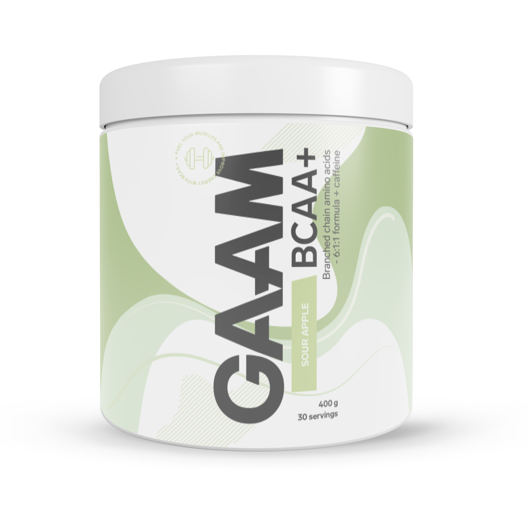 GAAM BCAA + Caffeine Sour Apple 400 g