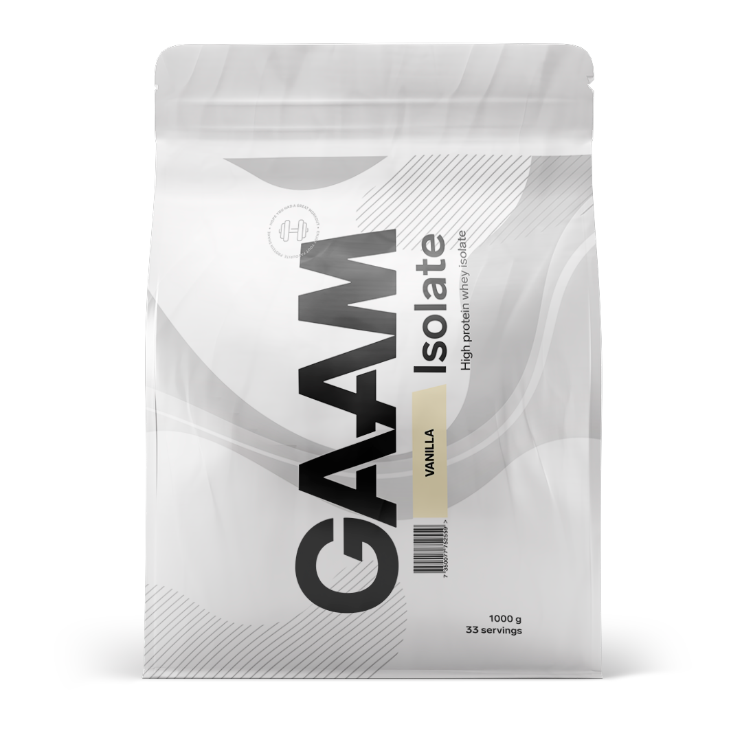 GAAM 100% Isolate Premium Vanilla 1 kg