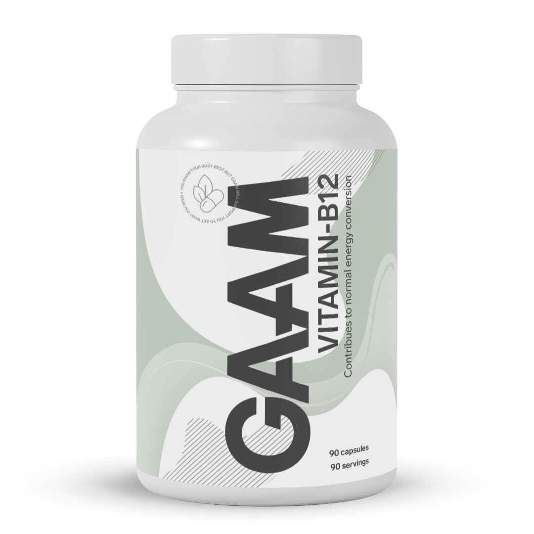 GAAM Vitamin B12 90 kapslar