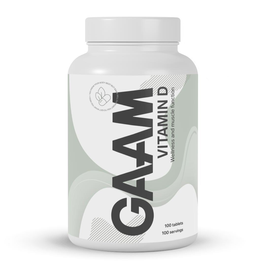 GAAM Vitamin-D 100 kapslar