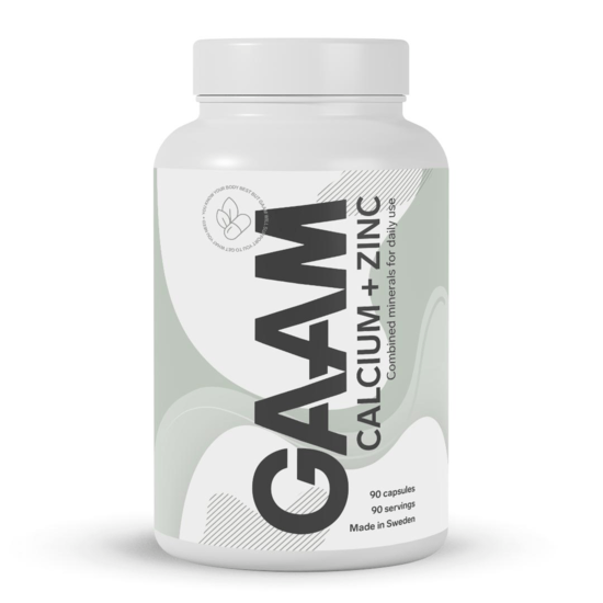 GAAM Calcium + Zinc 90 kapslar