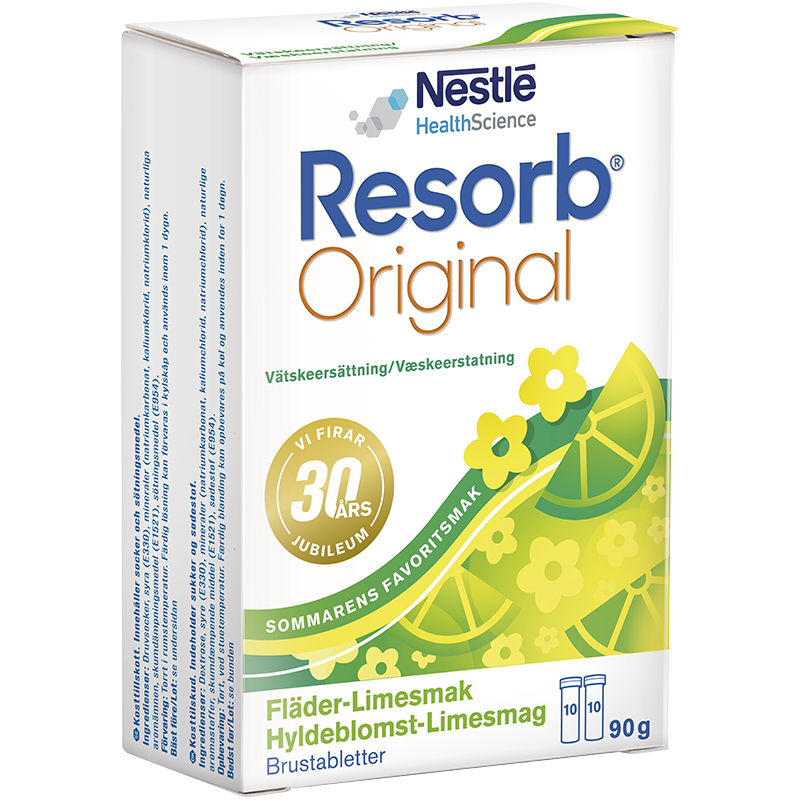 Resorb Original Fläder Lime 20 brustabletter