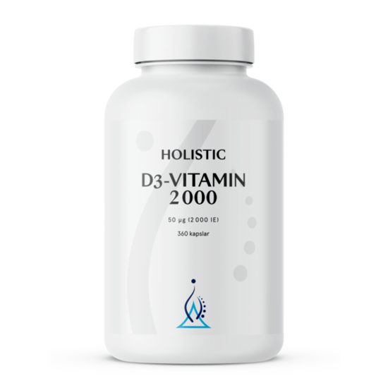Holistic D3-vitamin 2000 360 kapslar