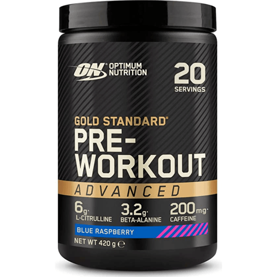 Optimum Nutrition Goldstandard PWO Advanced Blue Raspberry 420 g