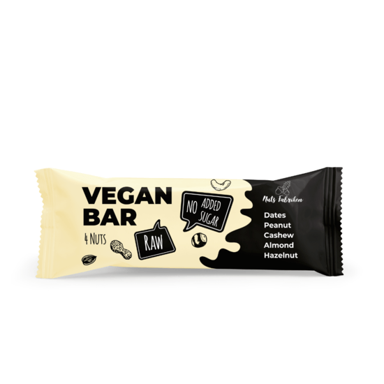 Nuts Fabriken Vegan Bar 4 Nuts 40 g