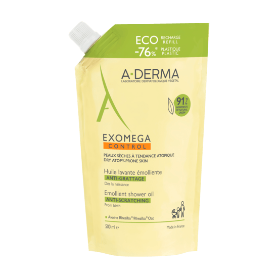 A-derma  Exomega Control Shower Oil Refill 500 ml