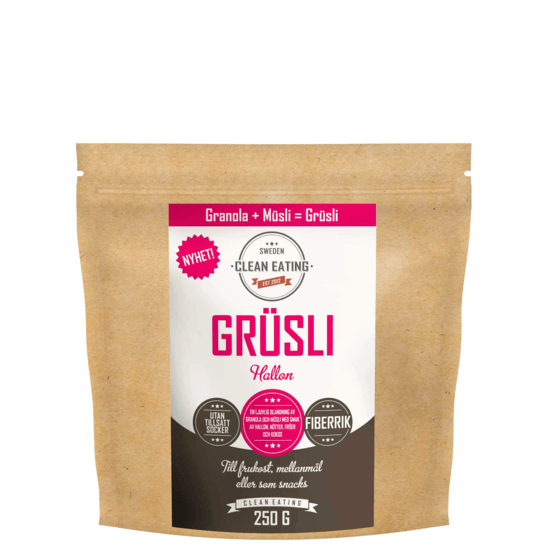 Clean Eating Grüsli Hallon 250 g