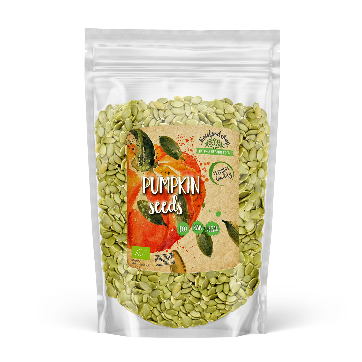 Rawfoodshop Pumpakärnor EKO 300 g