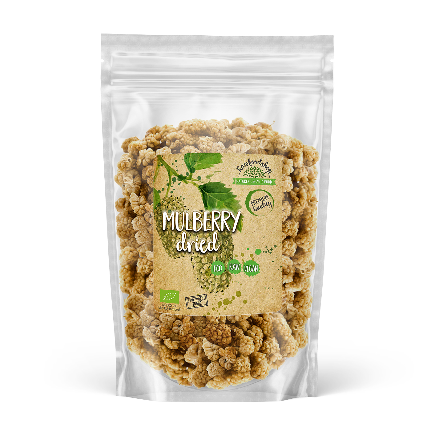Rawfoodshop Mullbär EKO 500 g