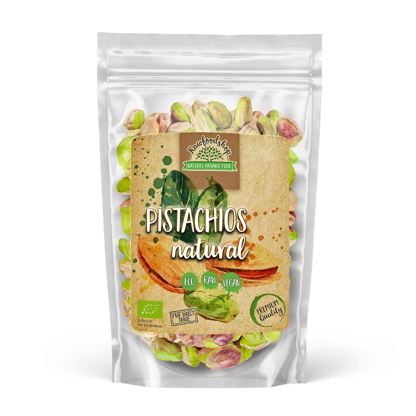 Rawfoodshop Pistagenötter EKO 200 g