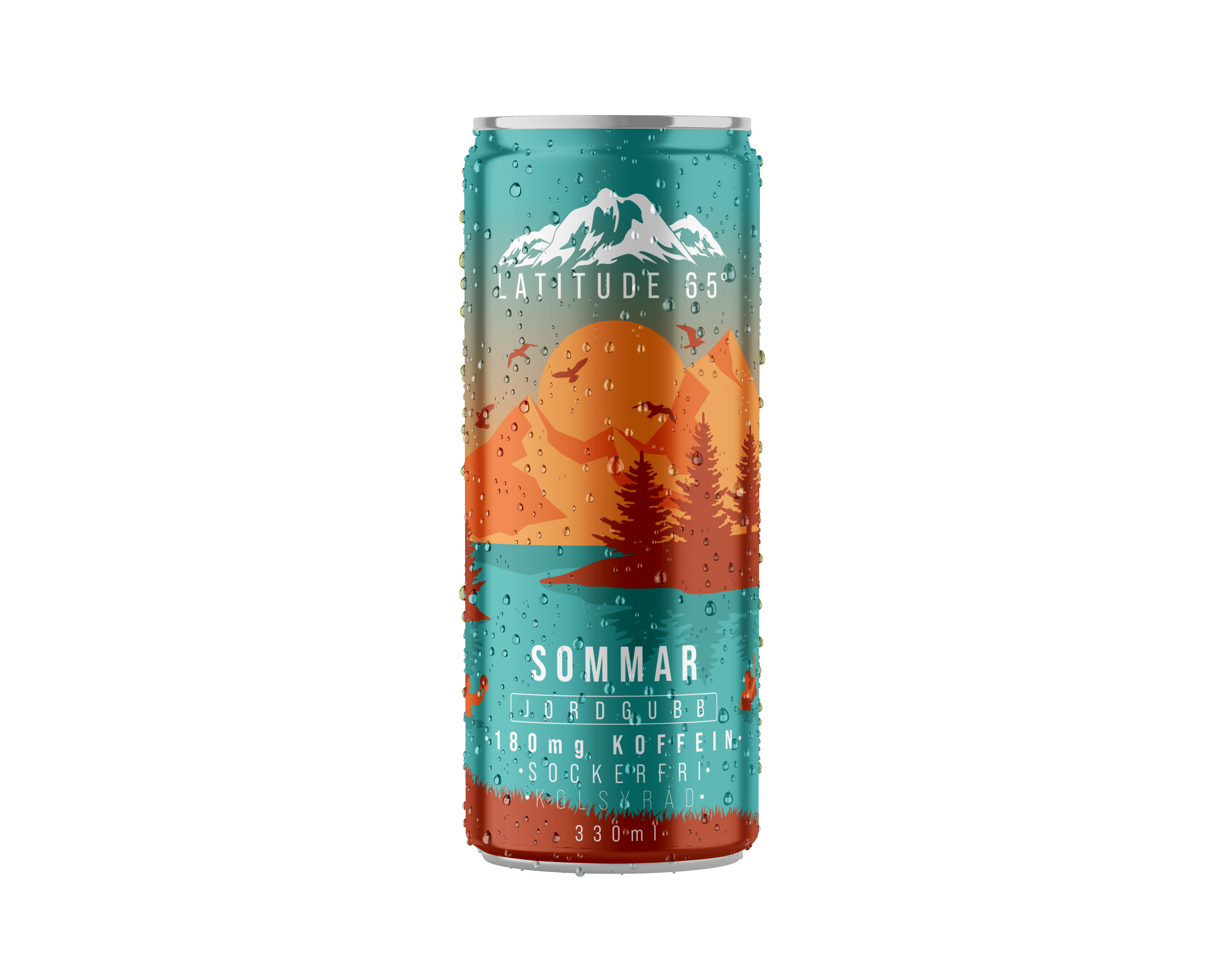 Latitude 65 Sommar Jordgubb 330 ml