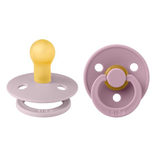 BIBS Colour Dusky Lilac/Heather Strl 1 (0-6 månader) 2-pack