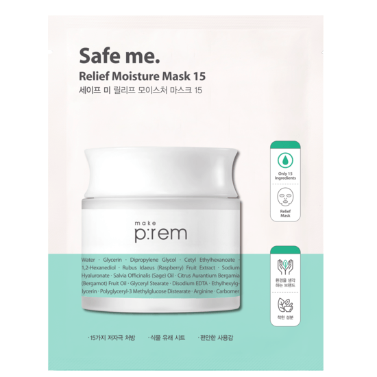 Make P:rem Safe me Relief Moisture Mask 15