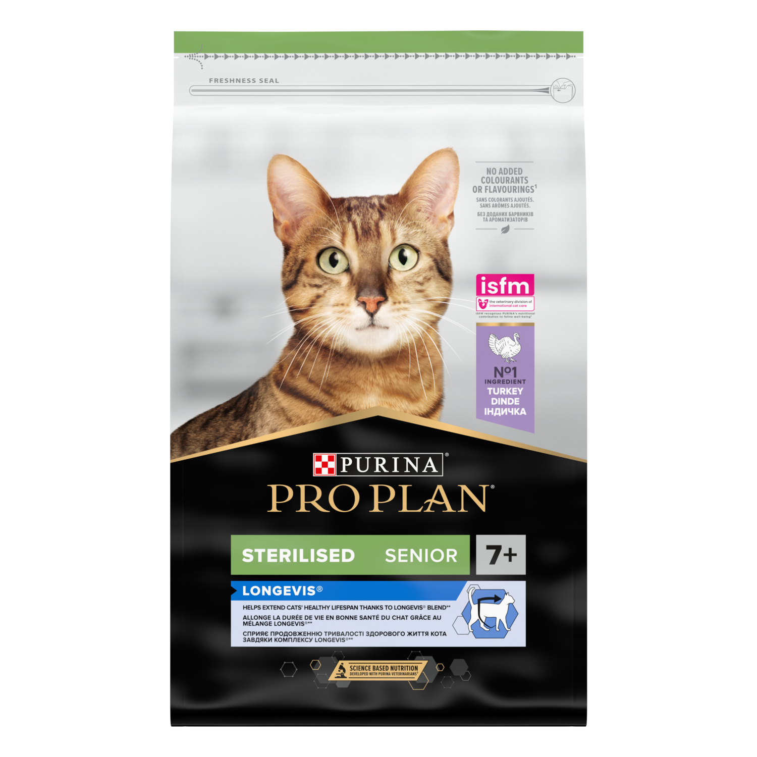 Alternativ bild 1 för Purina Pro Plan Cat Sterilised Senior 7+ Turkey 10 kg