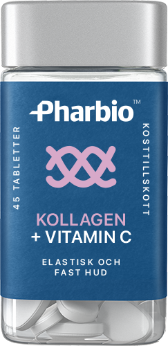 Pharbio Kollagen + Vitamin C 45 tabletter