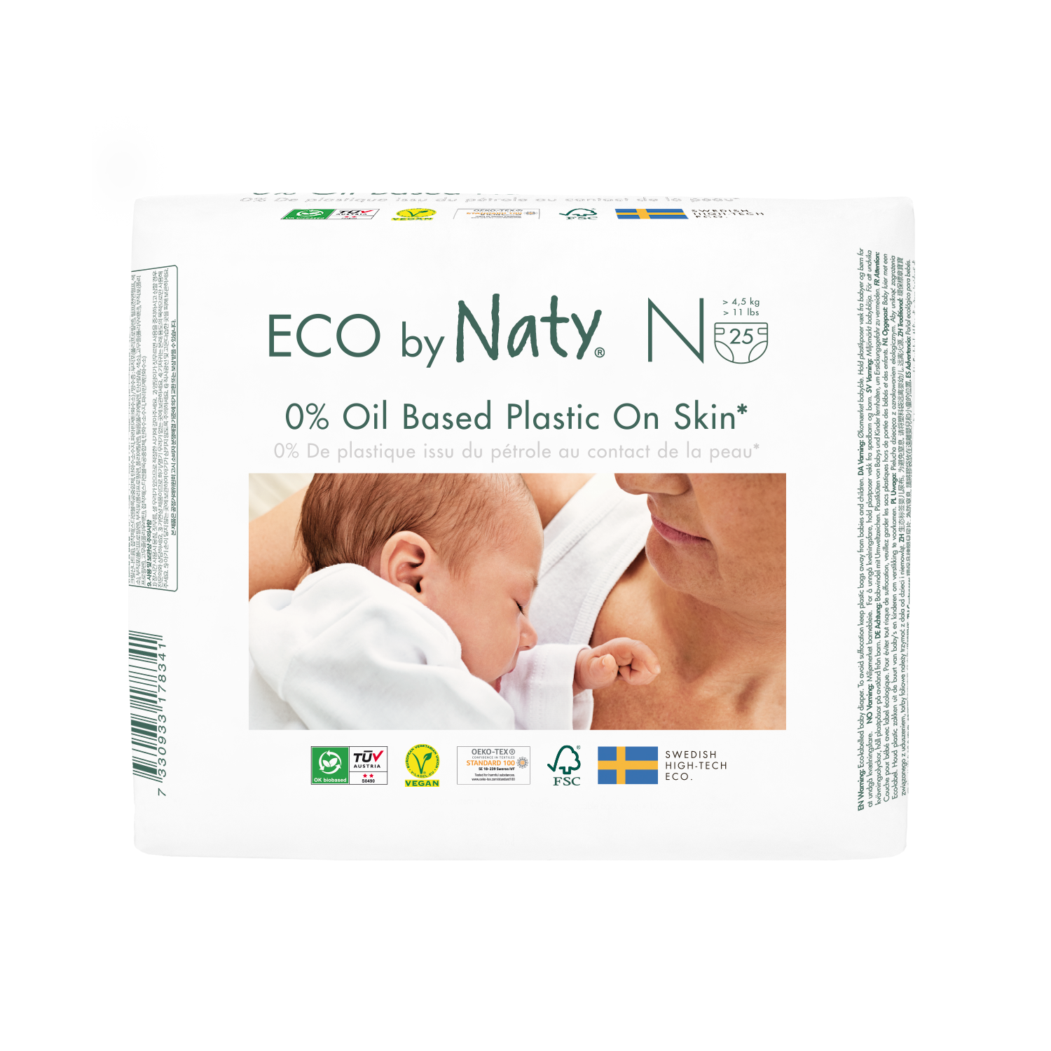 Naty Blöjor Storlek 0 (-4,5 kg) 25 st