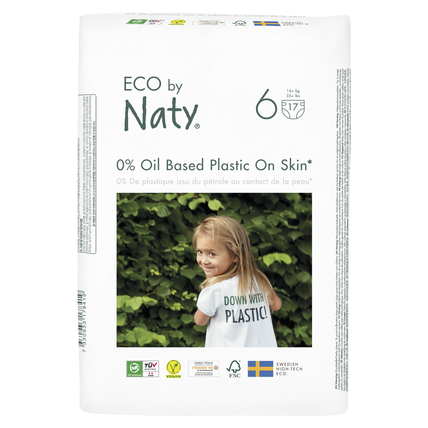 Naty Blöjor Storlek 6 (16+ kg) 17 st