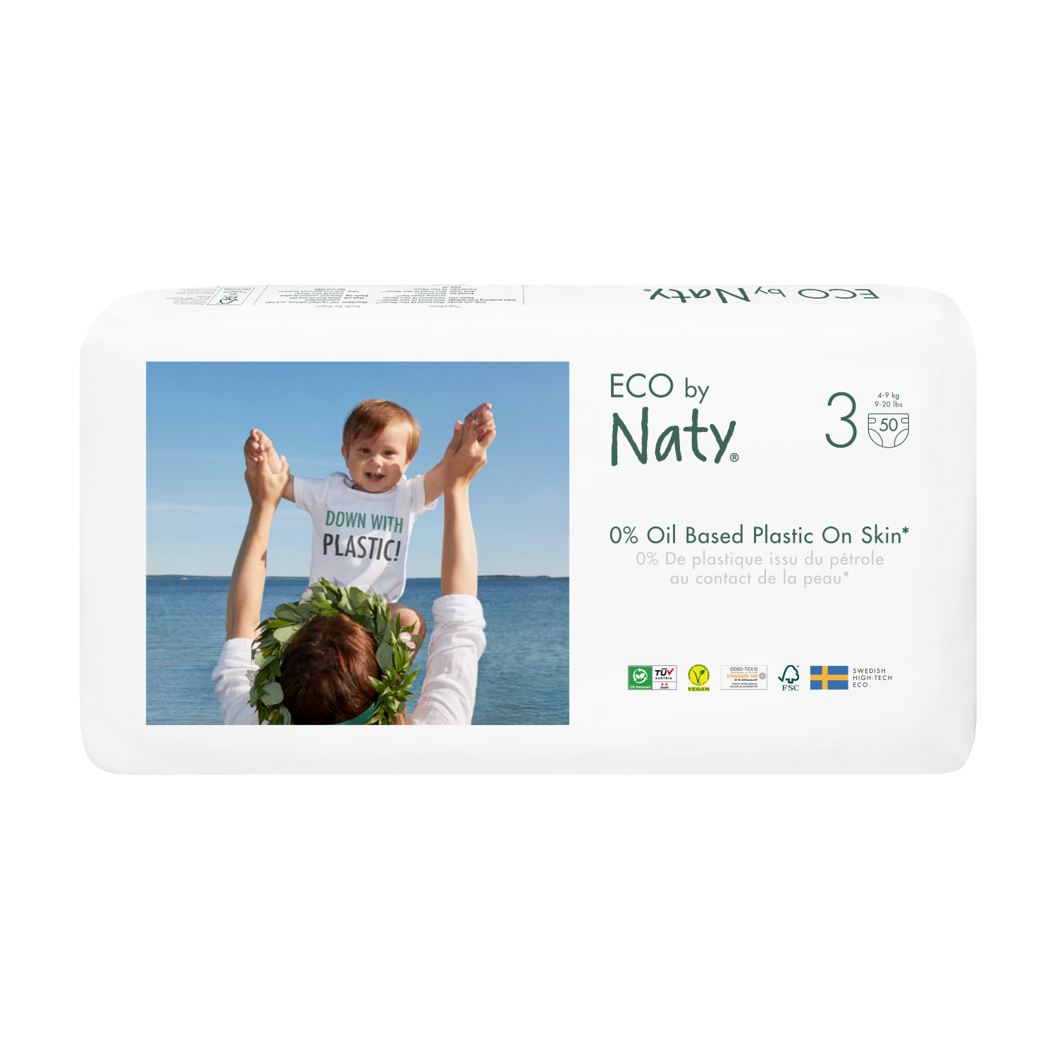Naty Blöjor Storlek 3 (4-9 kg) 50 st