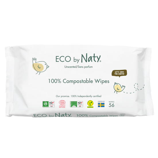 Naty Våtservetter Oparfymerade 56 st