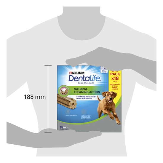 Purina DentaLife Large 25-40 kg Big Pack 18 st