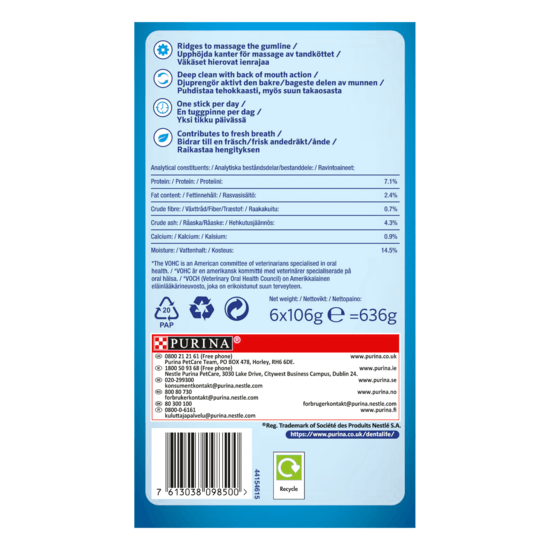 Purina DentaLife Large 25-40 kg Big Pack 18 st