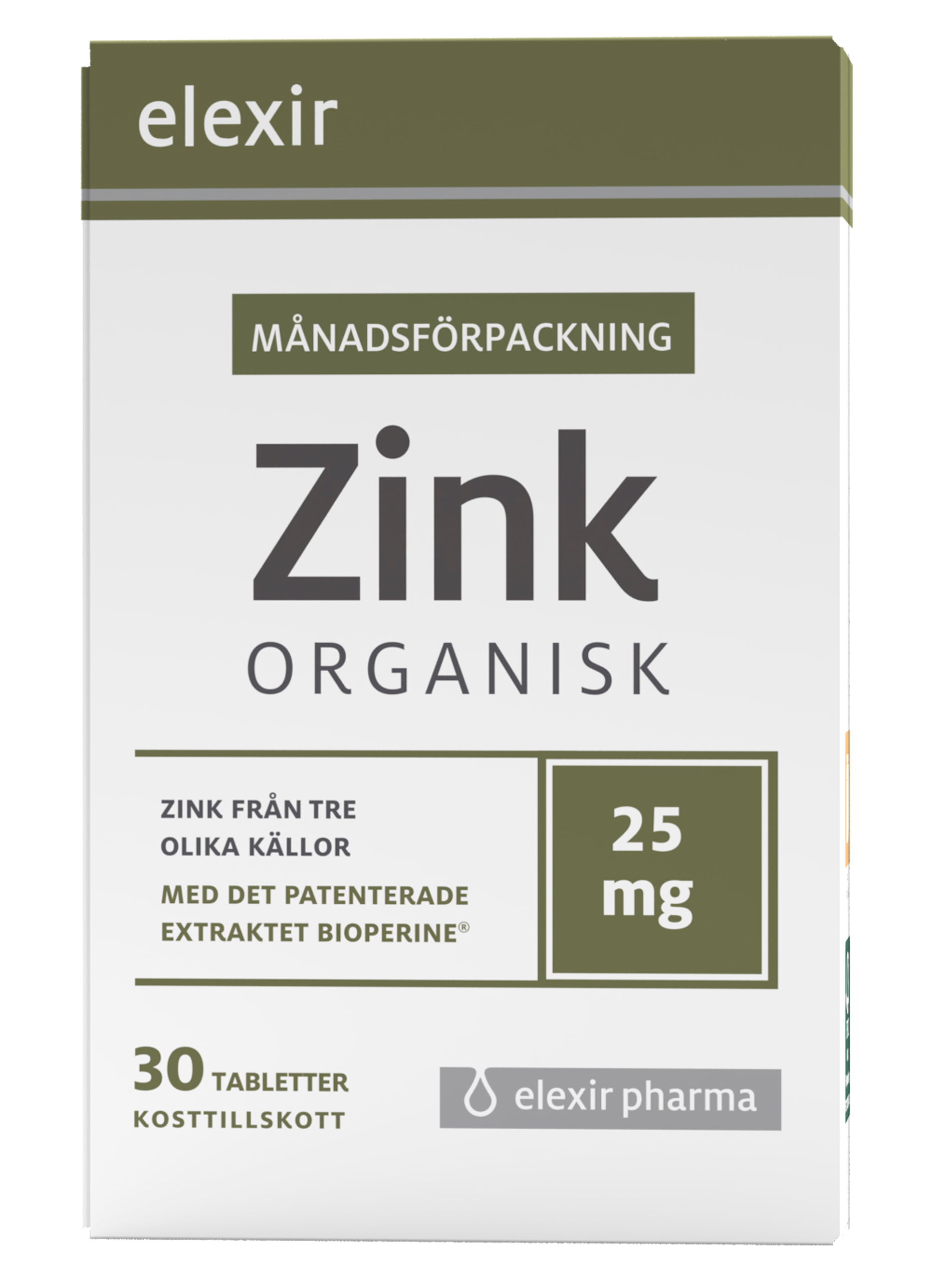 Elexir Pharma Zink 30 tabletter