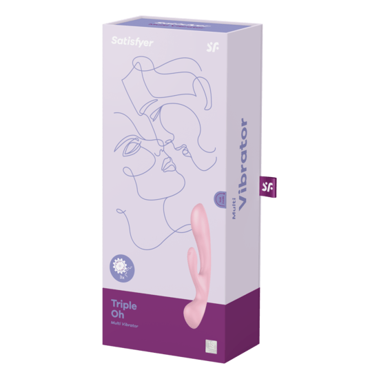 Satisfyer Triple Oh Pink