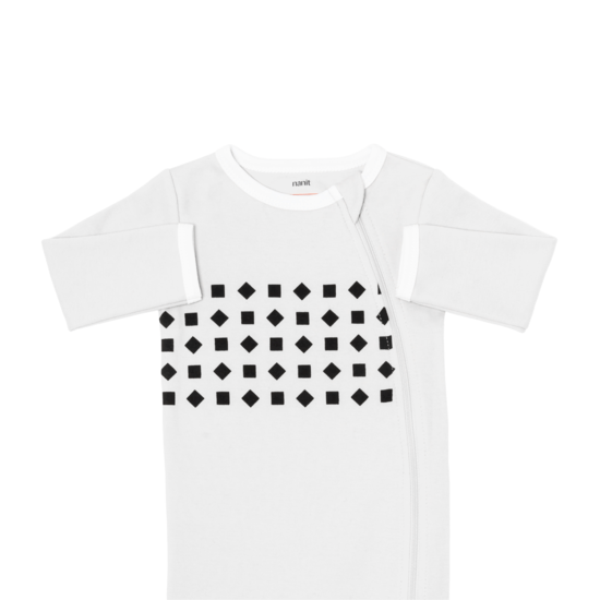 Nanit Breathing Wear Pyjamas Nyfödd Grå
