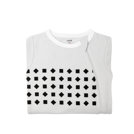 Nanit Breathing Wear Pyjamas Nyfödd Grå