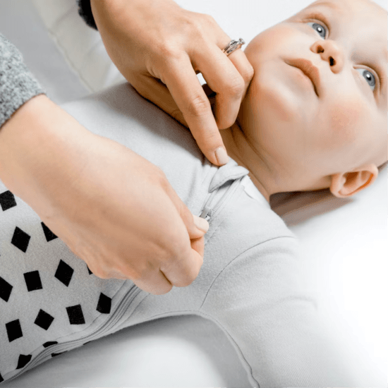 Nanit Breathing Wear Pyjamas Nyfödd Grå