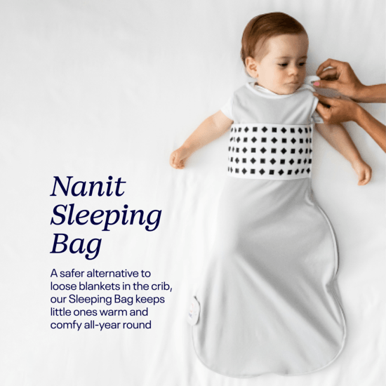 Nanit Breathing Wear Sovpåse Grå 12-18mån