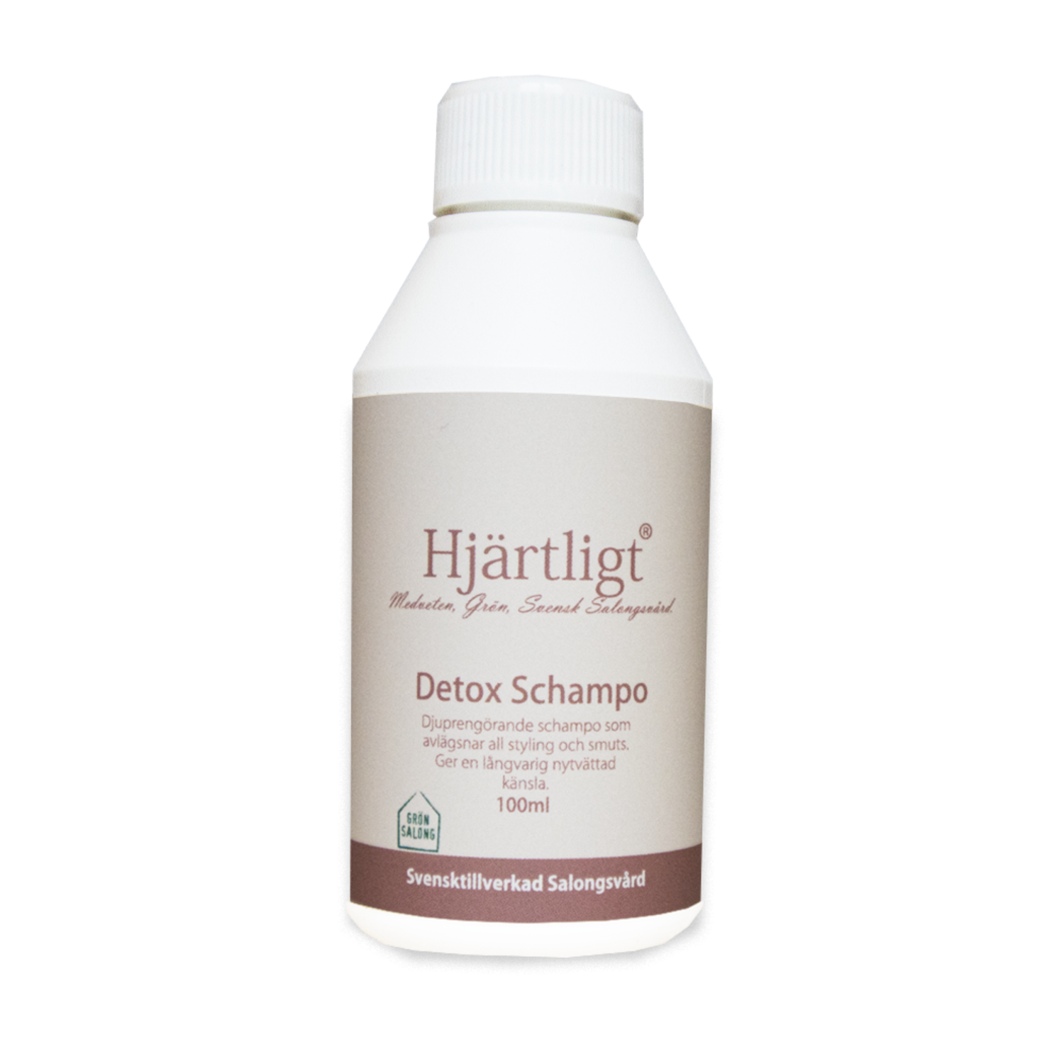 Alternativ bild 1 för Hjärtligt Minisize Detox Schampo 100 ml