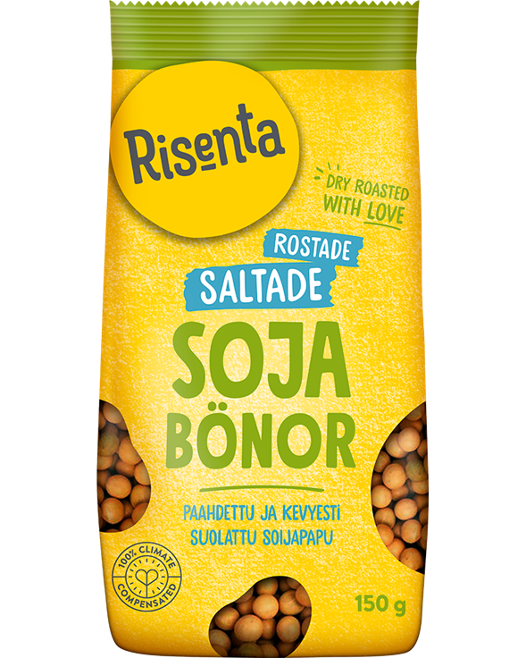 Risenta Sojabönor Rostade och Saltade 150 g