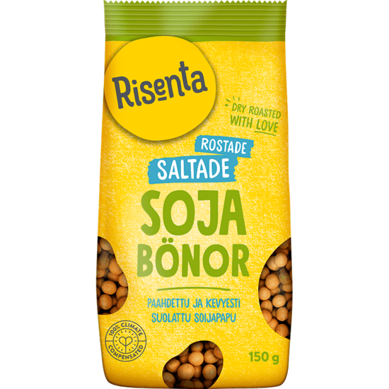 Risenta Sojabönor Rostade och Saltade 150 g