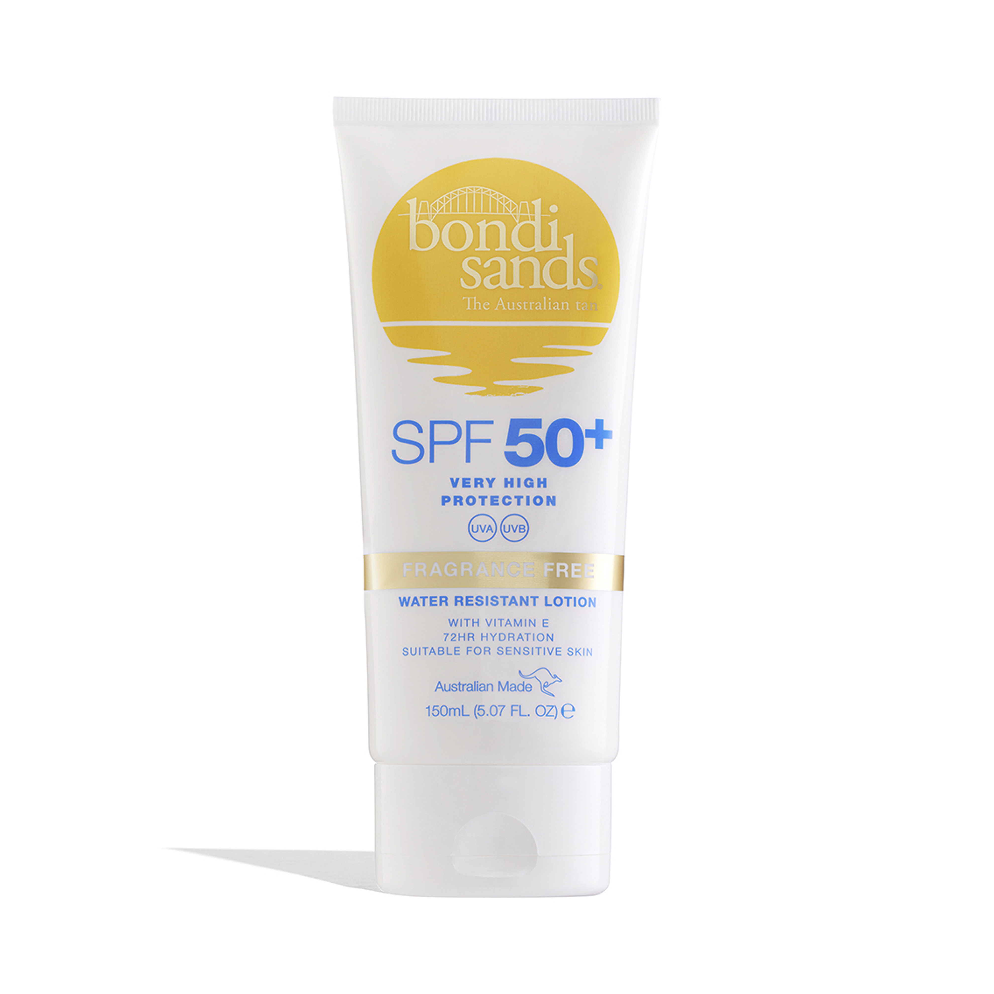 Bondi Sands Fragrance Free Body Suncreen Lotion SPF50+ 150 ml