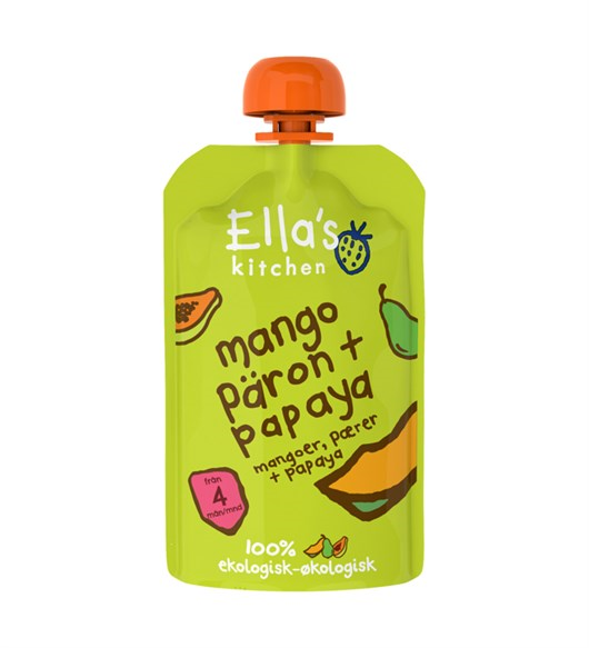 Ella's Kitchen Puré Mango Päron och Papaya 120 g